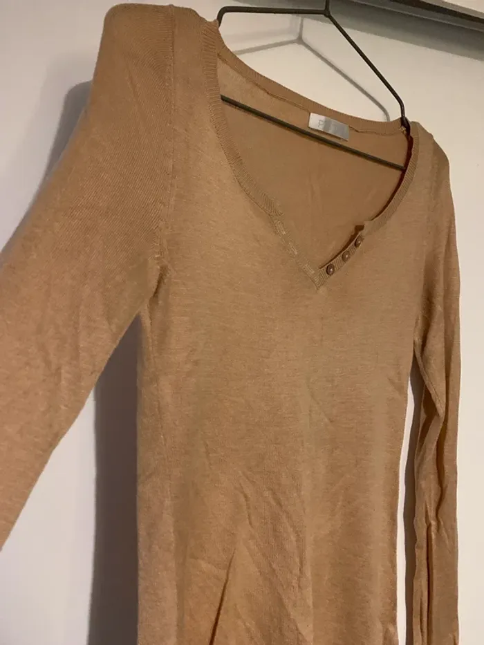 Pull col V léger Promod taille S