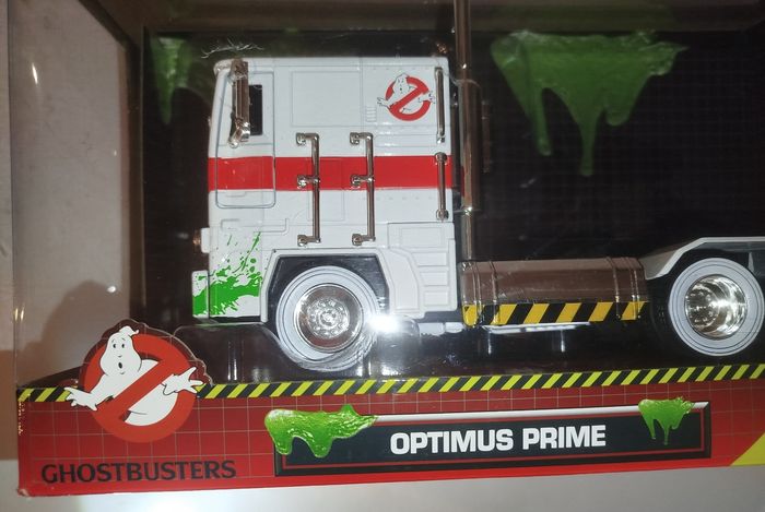 Jada Toy Optimus Prime Transformer Livrée SOS Fantômes 1/24 - photo numéro 3
