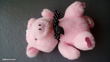 Peluche cochon 18 cm