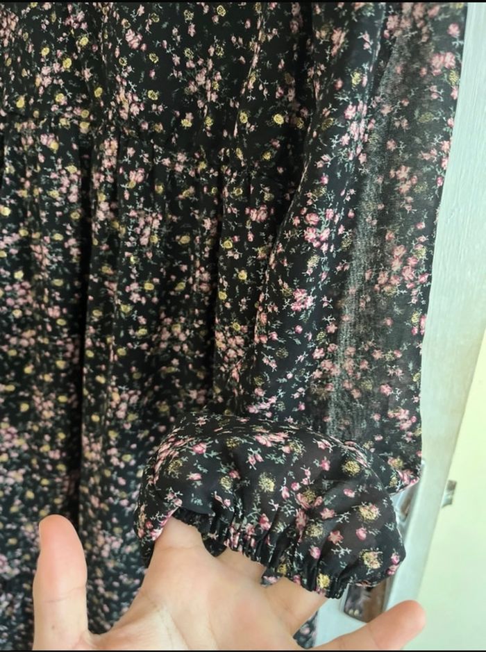 Robe à fleur évasé - photo numéro 2