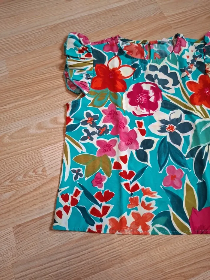 Blouse fleurs - photo numéro 3