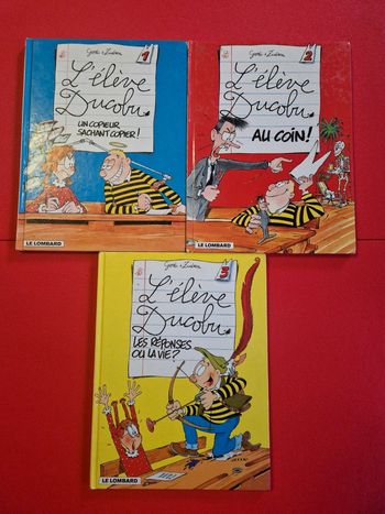Lot de 3 bd l élève ducobu 1 à 3