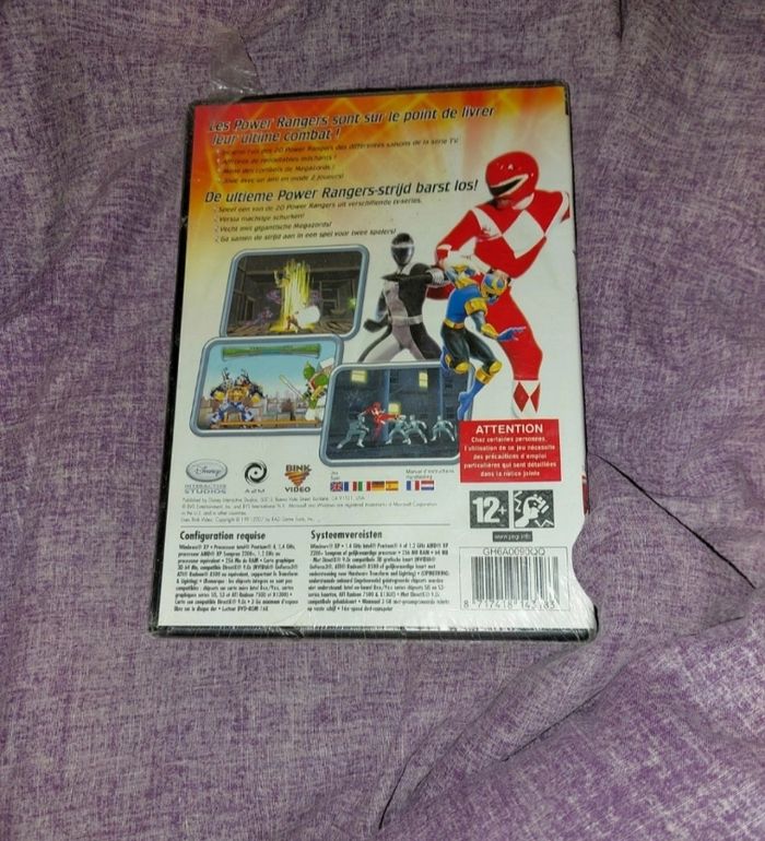 Jeu pc power rangers neuf - photo numéro 2