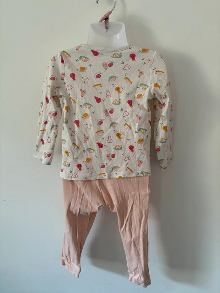 🍐🐌 Ensemble T-shirt & Pantalon In Extenso – 24 mois  90/95 cm – Très bon état - photo numéro 2