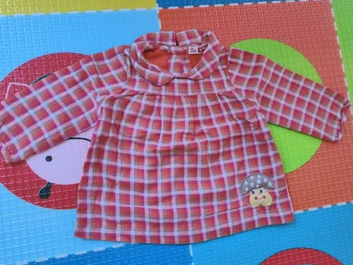 Blouse à carreaux DPAM 6 mois