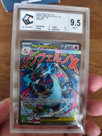 Méga Dracaufeu x ex promo upc ccc 9,5