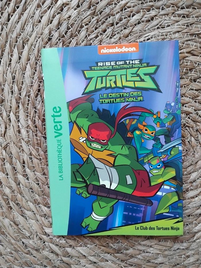 Livre le destin des tortues ninja, hachette