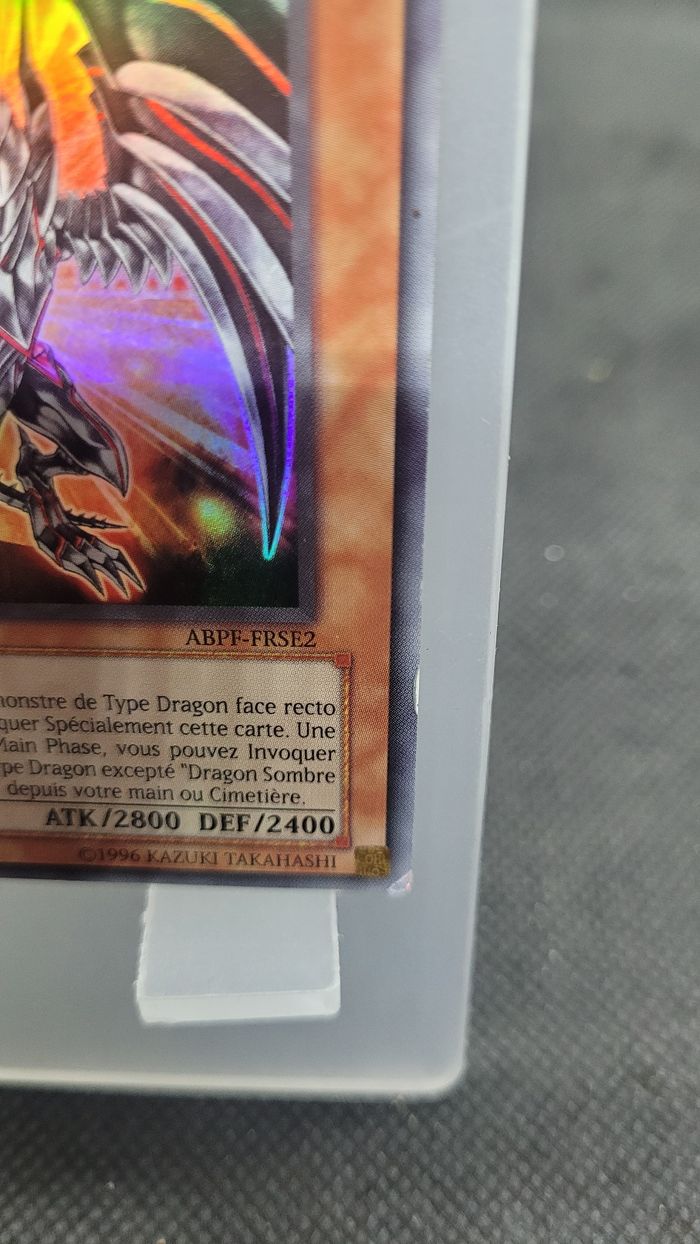 Carte Yu gi oh  - dragon sombre métallique aux yeux rouges - photo numéro 3