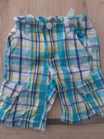 Bermuda rayures 4 ans