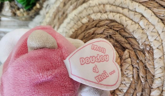 Doudou Lapin Hochet Bébé Doudou & Compagnie - photo numéro 7
