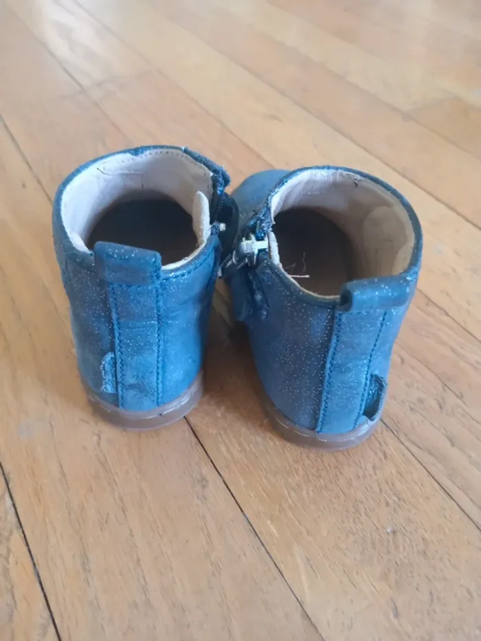 Lot 3 bottines cuir fille pointure 22 Shoopom / FR/ Aster - photo numéro 8