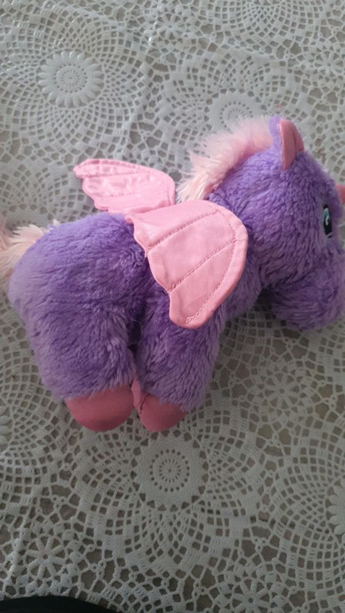 Licorne violette peluche jouet fille doudou - photo numéro 11