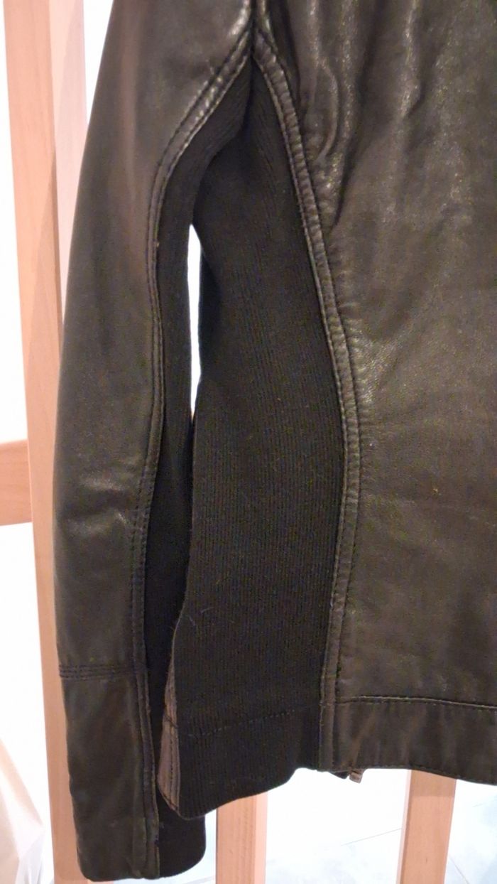 Veste cuire mango S - photo numéro 4