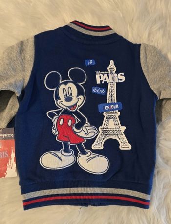 Neuve non portée 🏷 veste teddy 6mois garçon disneyland Paris 😍💙