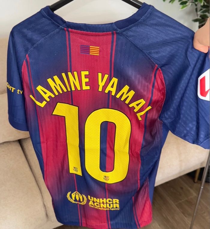 Maillots de foot Barcelona Version joueur Lamine Yamal