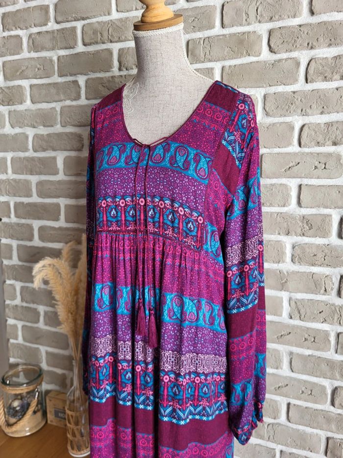 Robe imprimée ethnique Hippie chic- Coline - photo numéro 5