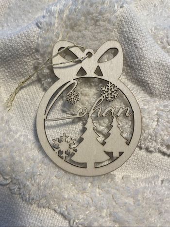 Boule Noël personnalisée
