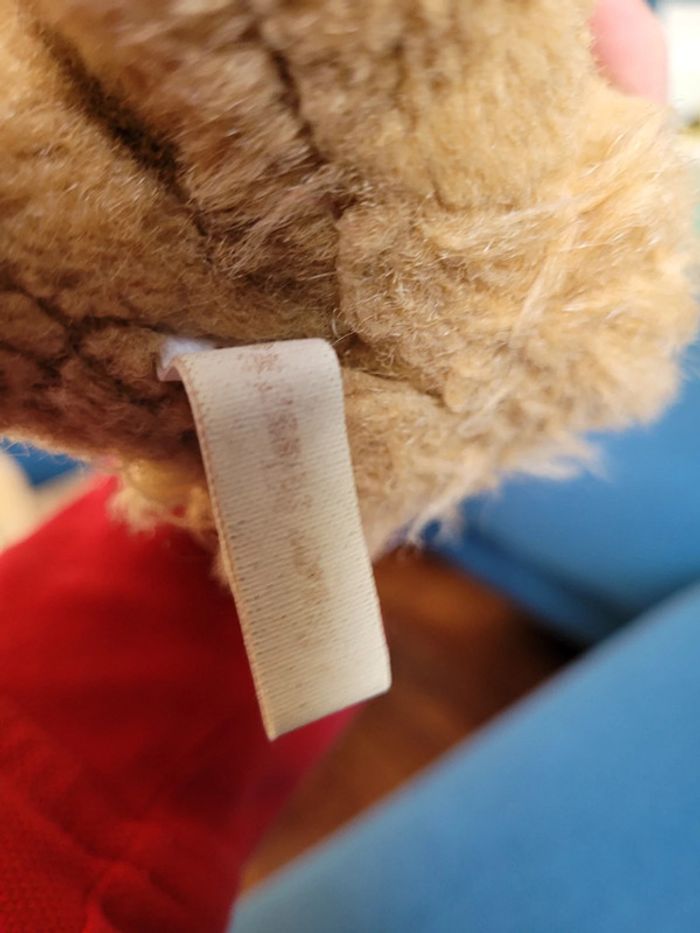 RARE Écureuil peluche feuille ancien Bear Nation doudou collection - photo numéro 6