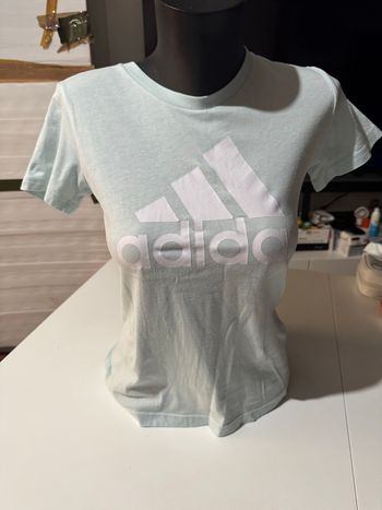 Teeshirt Adidas bleu turquoise taille Xs