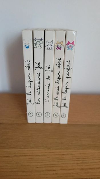 Lot de 5 livres cartonnés Joé le lapin