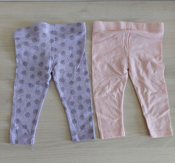 Lot de 5 leggins fille 6mois - photo numéro 6