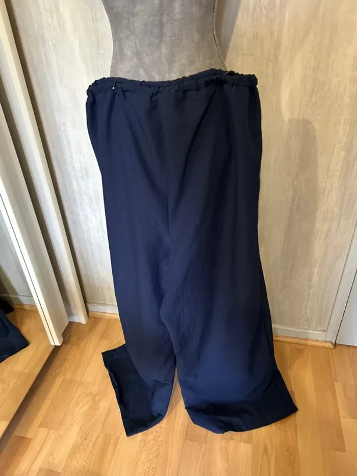 Pantalon large bleu - photo numéro 2