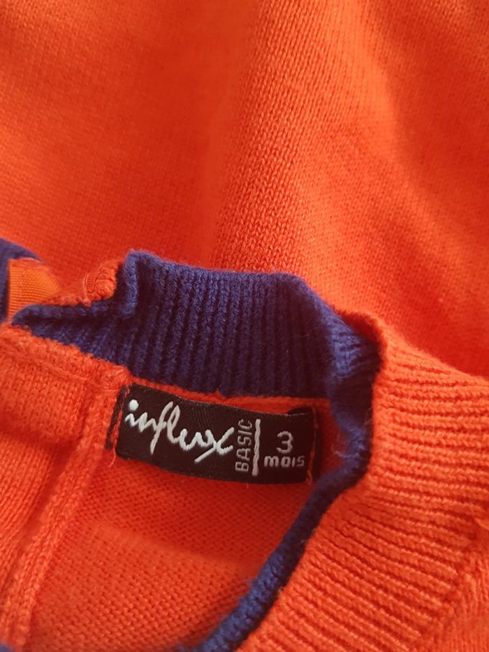 Influx - Pull à manches longues, col en V - photo numéro 3