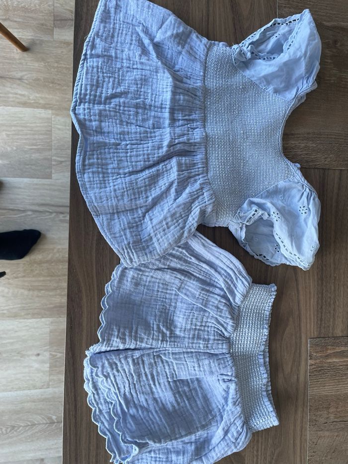 Ensemble gaze de coton Kiabi 18 mois