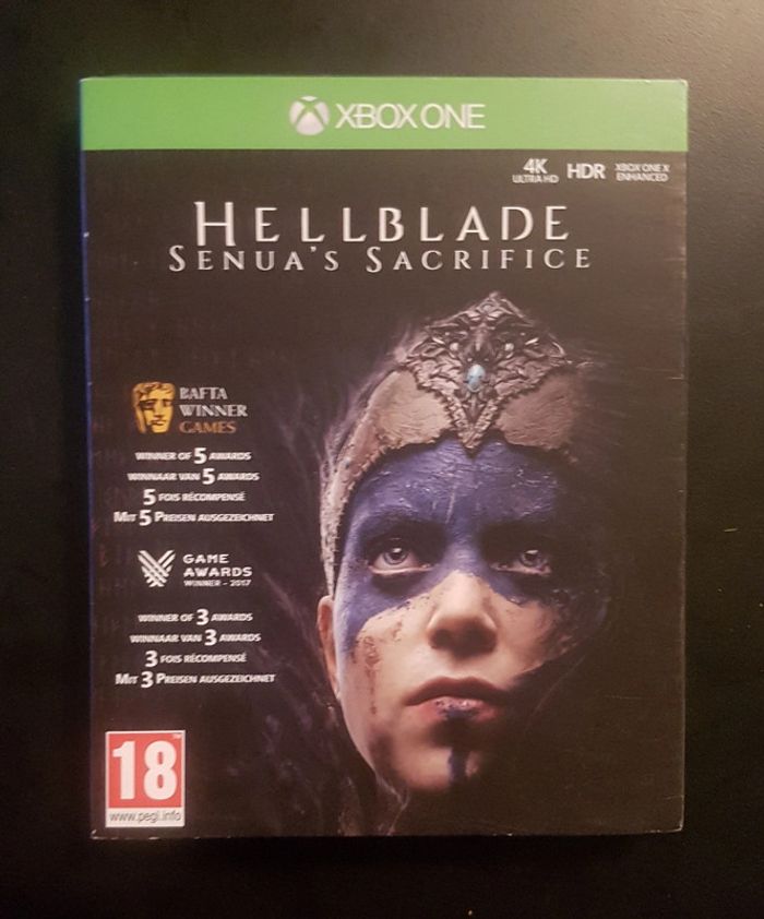 Hellblade senua's sacrifice xbox one new sealed game x box one x enhanced