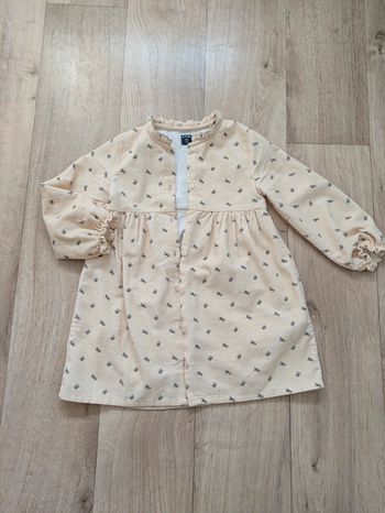 Robe chaude beige Kiabi 3 ans