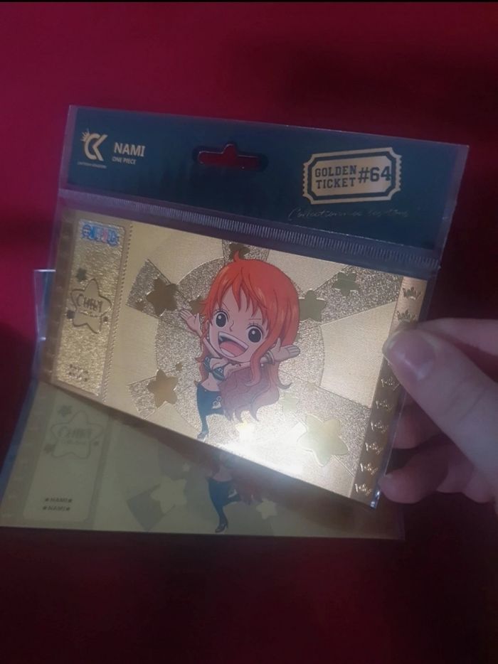 Ticket d'or nami one piece - photo numéro 2