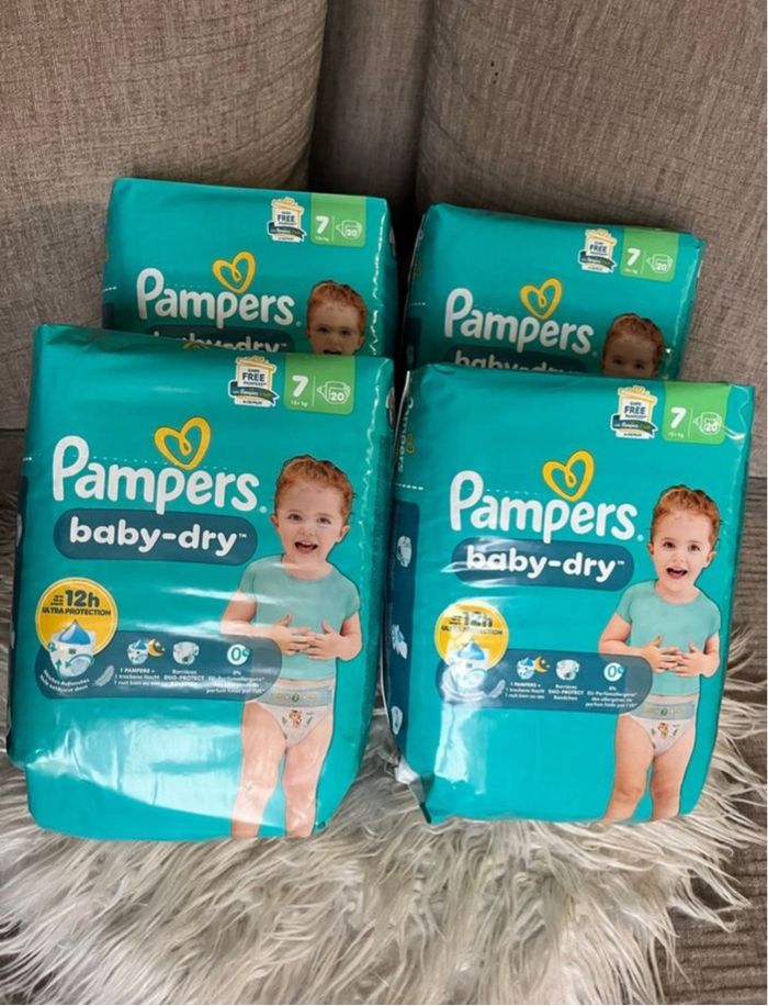 Pampers taille 7