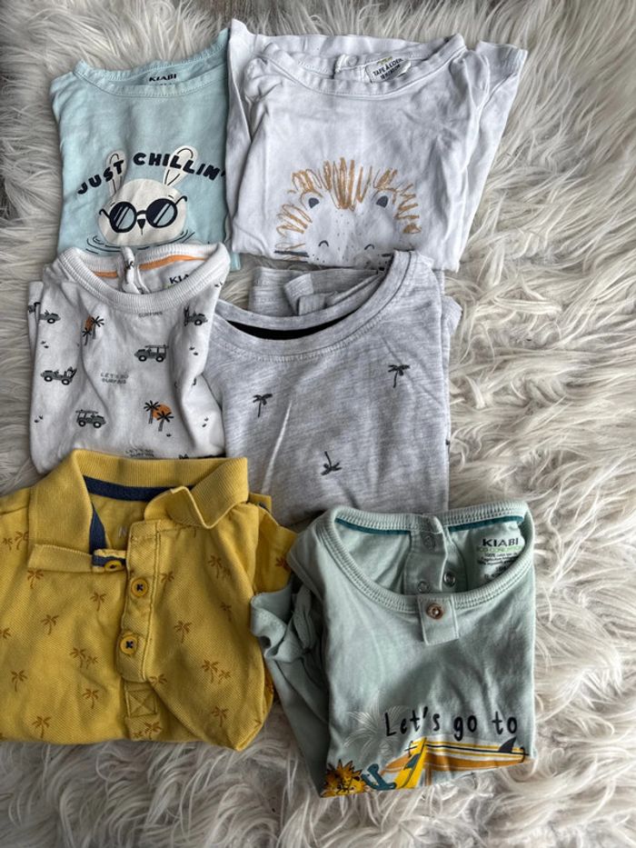 Lot de tee shirt garçon 18 mois - photo numéro 2