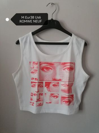 Top court Neuf Romwe M Eur38 (mesure en photos