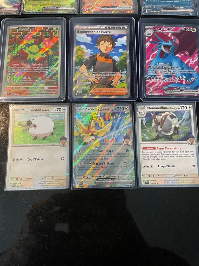 Lot de 11 cartes AR EX Full art EV09 aventure ensemble - photo numéro 4