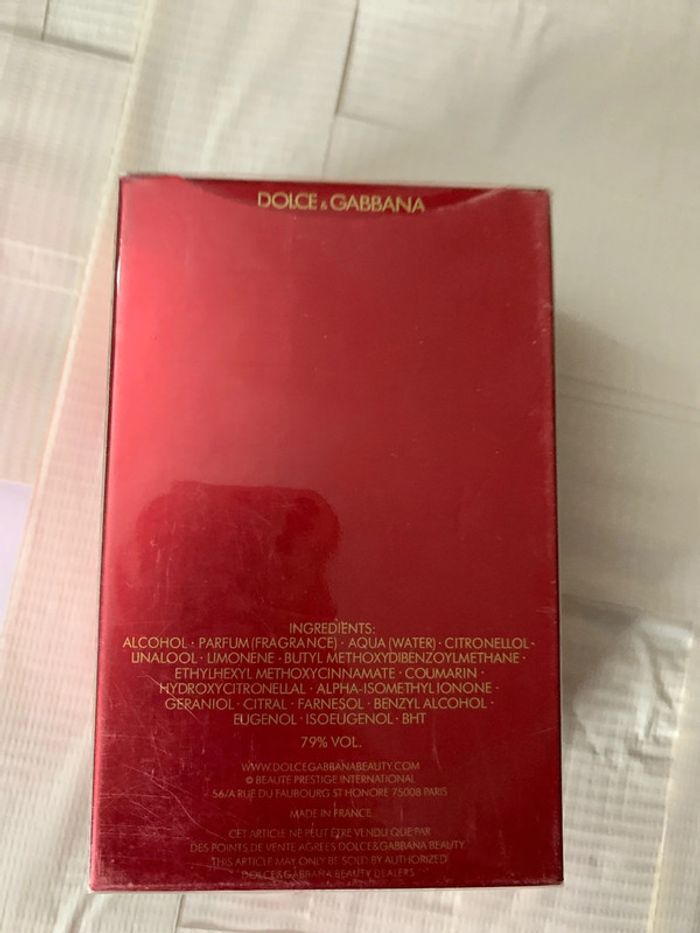 Parfum de luxe Dolce Gabanna - photo numéro 3