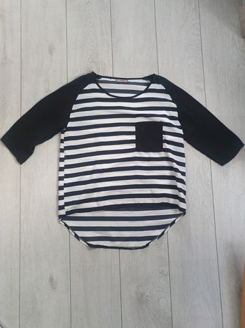 Blouse Manche 3/4 Rayée
