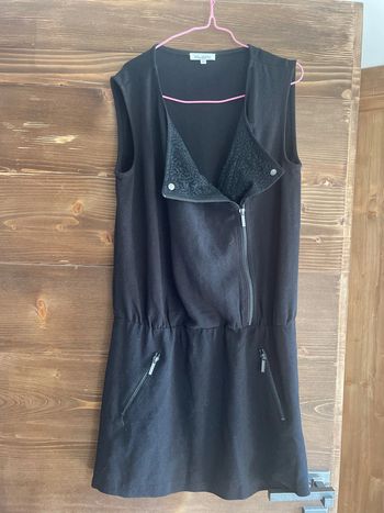 Robe noire débardeur courte