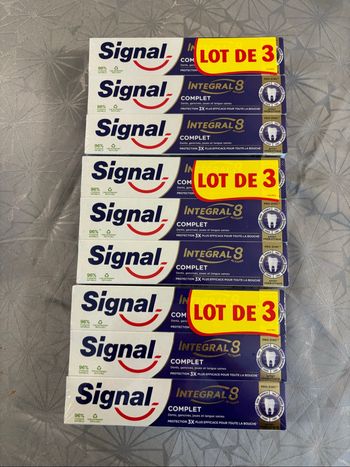 Dentifrice signal complet