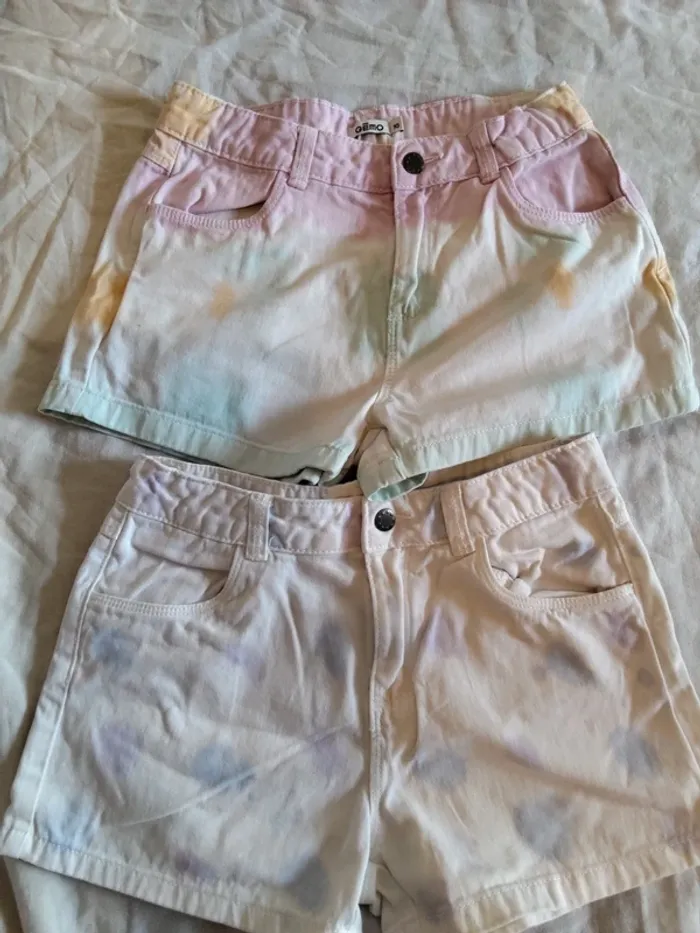 Lot 2 short en jean gemo 10 ans - photo numéro 2