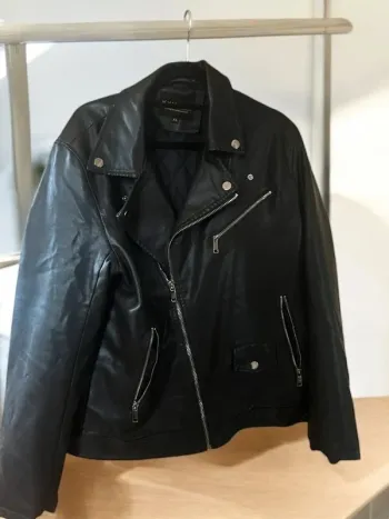 Perfecto Noir homme Kymaxx noir et argenté XL