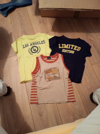 Lot 3 t shirts 6 ans