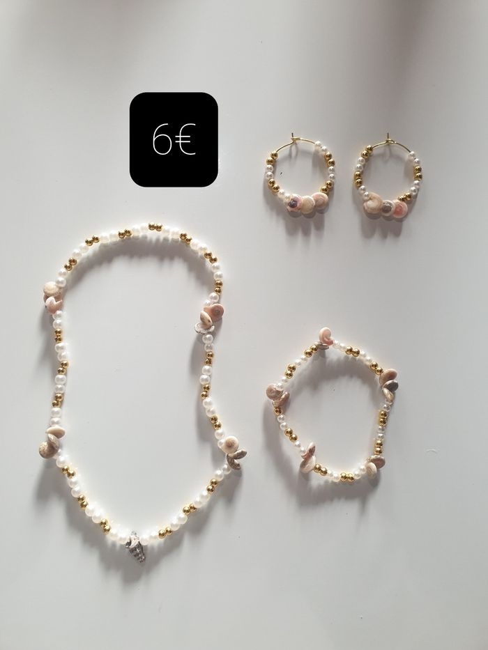 Parure de bijoux coquillage