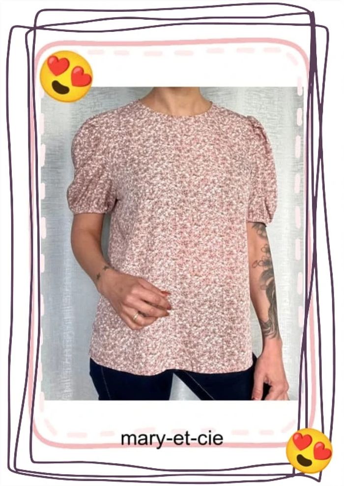 SOLDÉ - Blouse manches courtes taille L