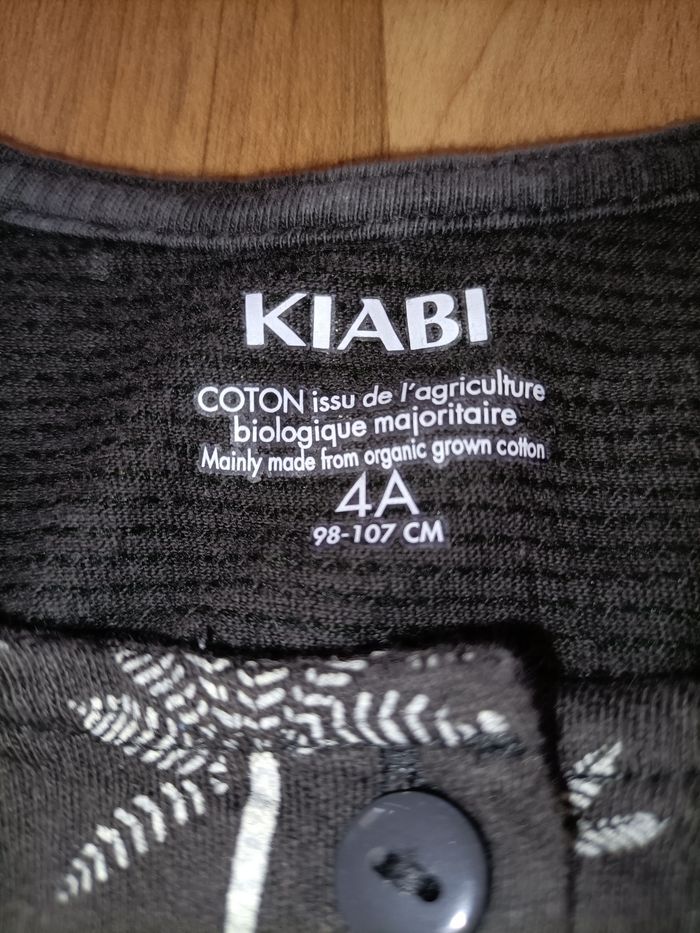 Robe grise blanche 4 ans Kiabi - photo numéro 7