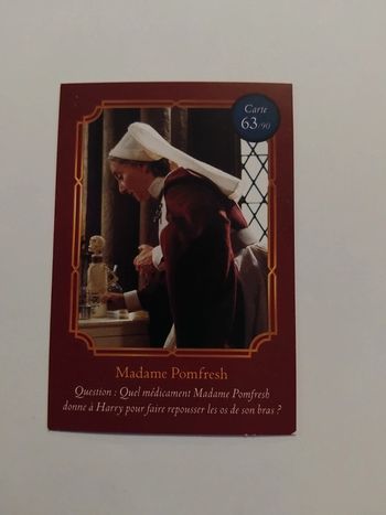 🃏 Carte Harry Potter (Auchan) - Wizarding World - Madame Pomfresh 63/90