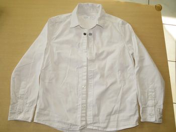 chemise blanche 8 ans