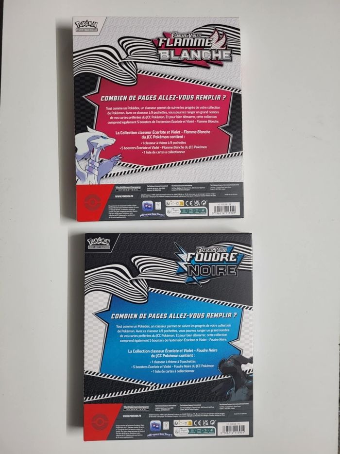Pokémon lot de 2 coffrets 10.5 classeur - photo numéro 3