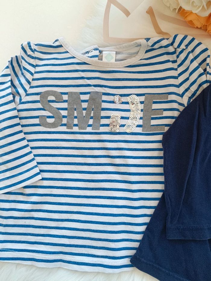 Lot haut manche longue bébé fille - photo numéro 3