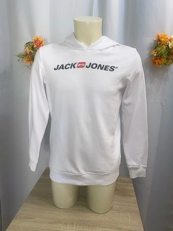 Sweat blanc Jack&Jones taille 16 ans neuf - n7m